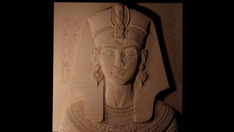 Pharoah Sandcasting Bas High Relief CNC
