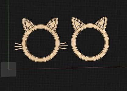 Simple Kitty Cat Ring
