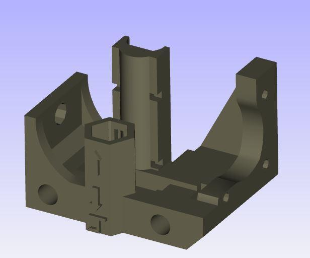 Prusa i2 dual purpose x end