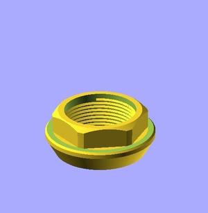BBS Lola Style Centerlock nut P/N: 09.21.166