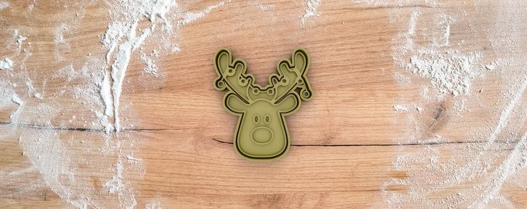 Reindeer cookie cutter from Christmas