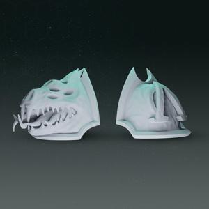 Alpha - shoulders pack hydra - 1 - 3d print