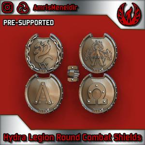 Hydra Legion Round Combat Shields