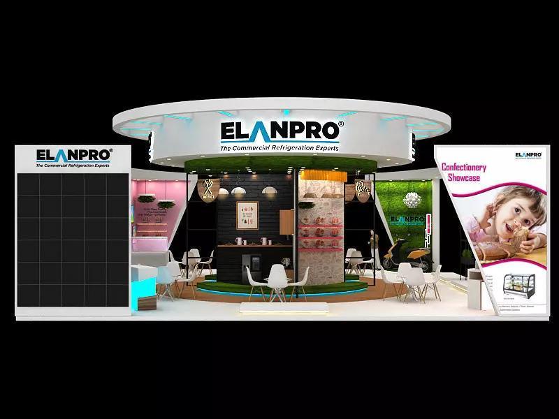 12 mtr x 12mtr Exhibition stand 4side open