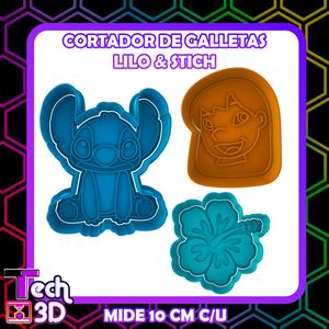 LILO Y STICH SET DE CORTADORES / COOKIE CUTTER SET LILO AND STICH