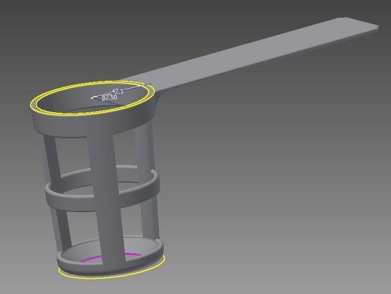 Between the Legs - Wheelchair Cup Holder