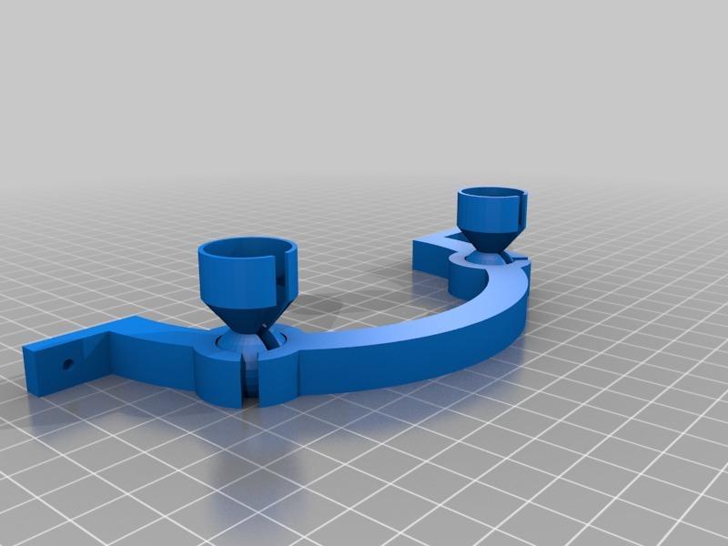 Dual Fillament Ball Guide & Cleaner Geeetech Prusa I3 pro B/C [buggy]