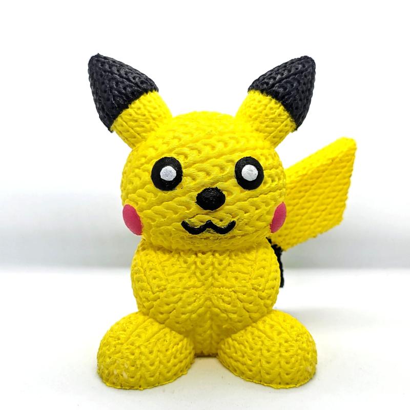 Knitted Pikachu (cute)