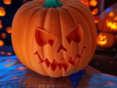 Evil Halloween Pumpkin