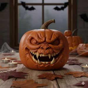 Monster Pumpkin for Halloween