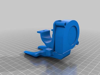 Robo 3d R1 blower fan mount for e3d v6