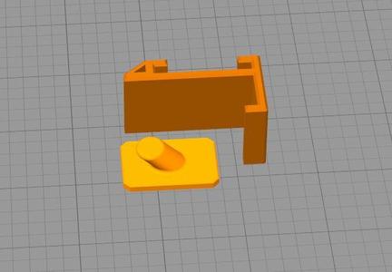 Shades holding clip