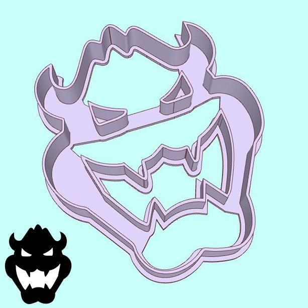 The Super Mario Bros. cookie cutters - Bowser (style 1)