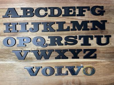 VOLVO Emblem Custom Alphabet Tailgate Trunk Lid S70, V70, V70XC, S90, V90, S40, V40 30850286