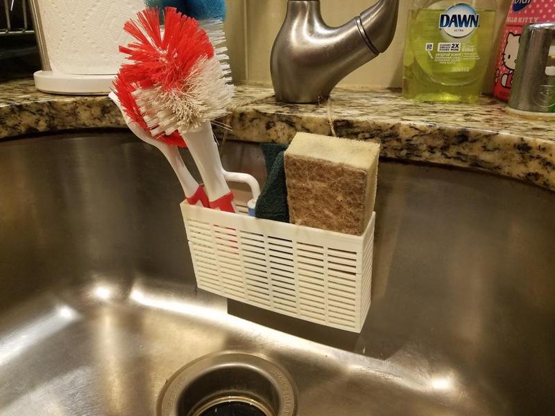 Hanging Sink Brush Holder