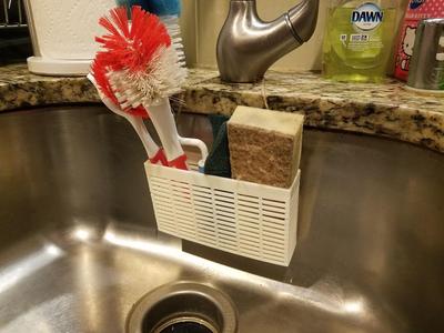 Hanging Sink Brush Holder