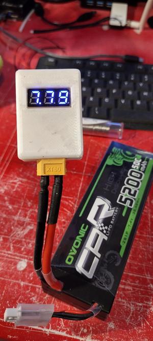 Rc XT60 Battery voltage meter