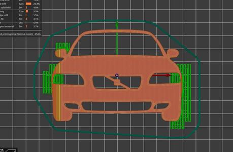 VOLVO V70 Mk2 front Rotating TEXT FLIP