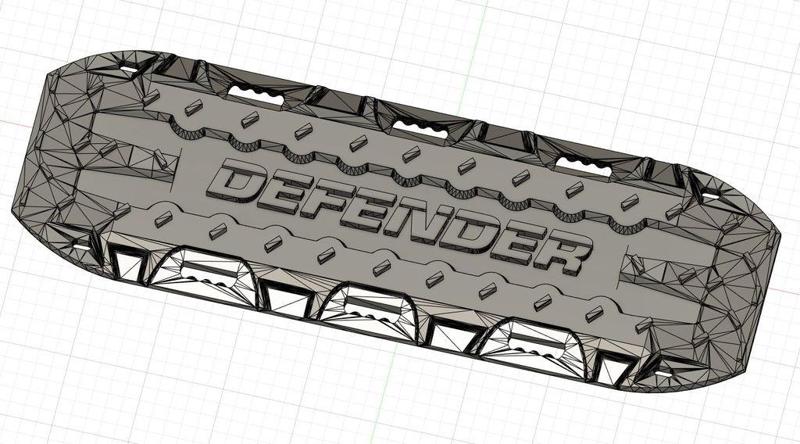 1/10 Sand Ladder Defender - Sand Blech - Scale Crawler