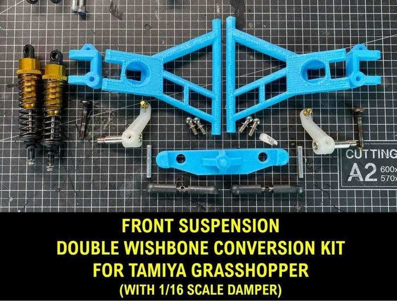 front double wishbone conversion kit for tamiya grasshopper (last update 20.12.05)