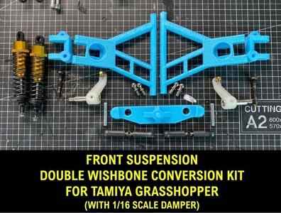 front double wishbone conversion kit for tamiya grasshopper (last update 20.12.05)