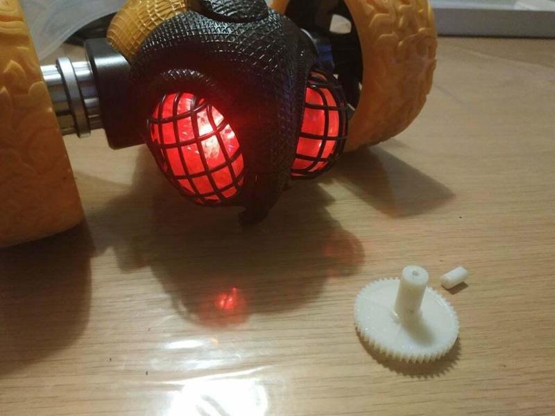 New Bright RC Tumble Bee - Repaired Wheel Gear