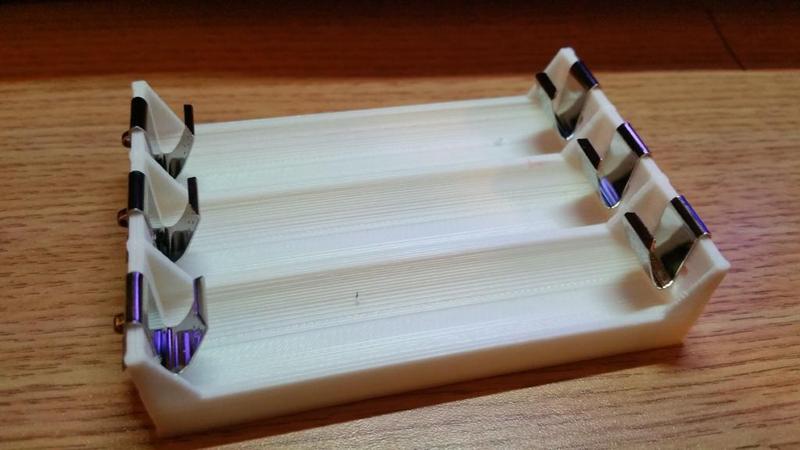 3 x 18650 battery sled for Hammond 1590B