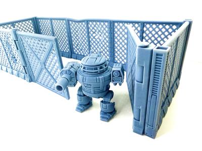 Compound Metal Fence