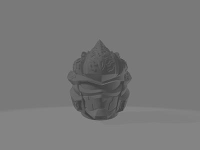 HAYABUSA helmet for halo mega construx custom figure