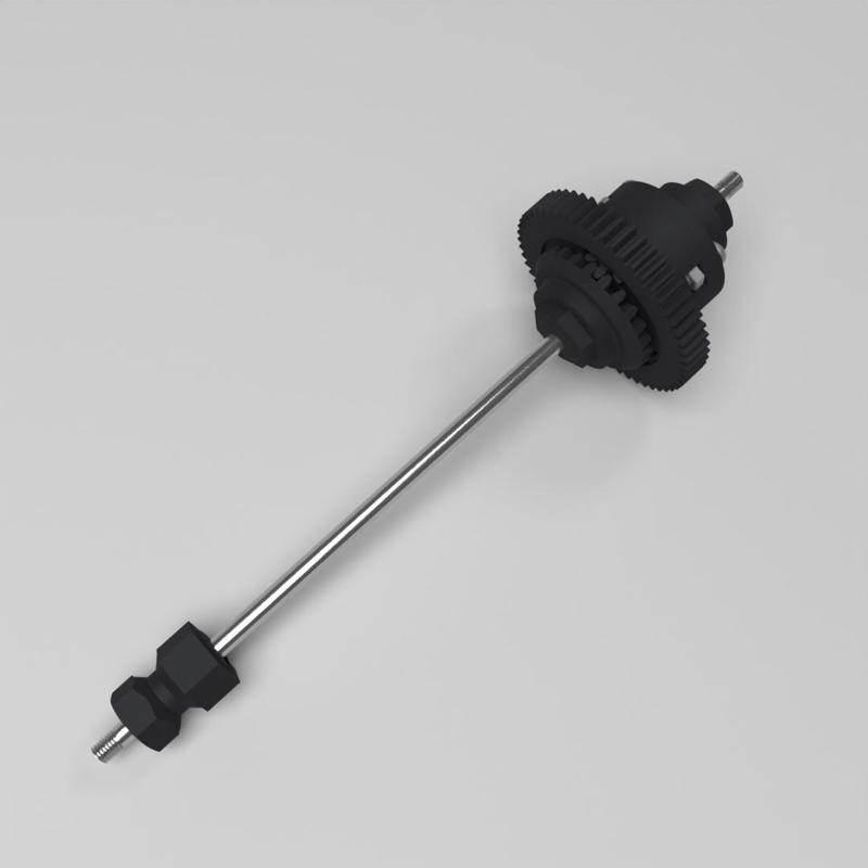 Direct drive differential for 1/10 rc car