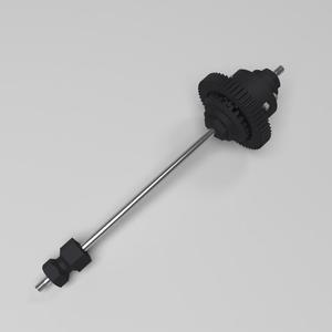 Direct drive differential for 1/10 rc car