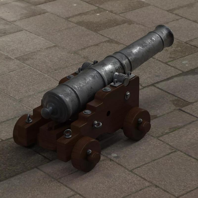 French Naval Cannon