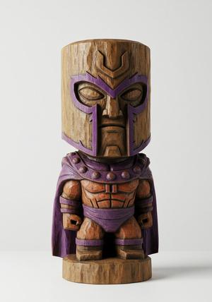 Marvel Magneto tiki statue