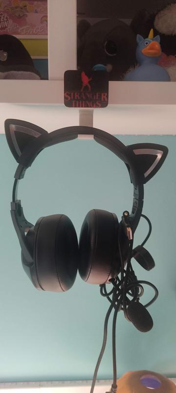 Headphone hanger with interchangeable detail