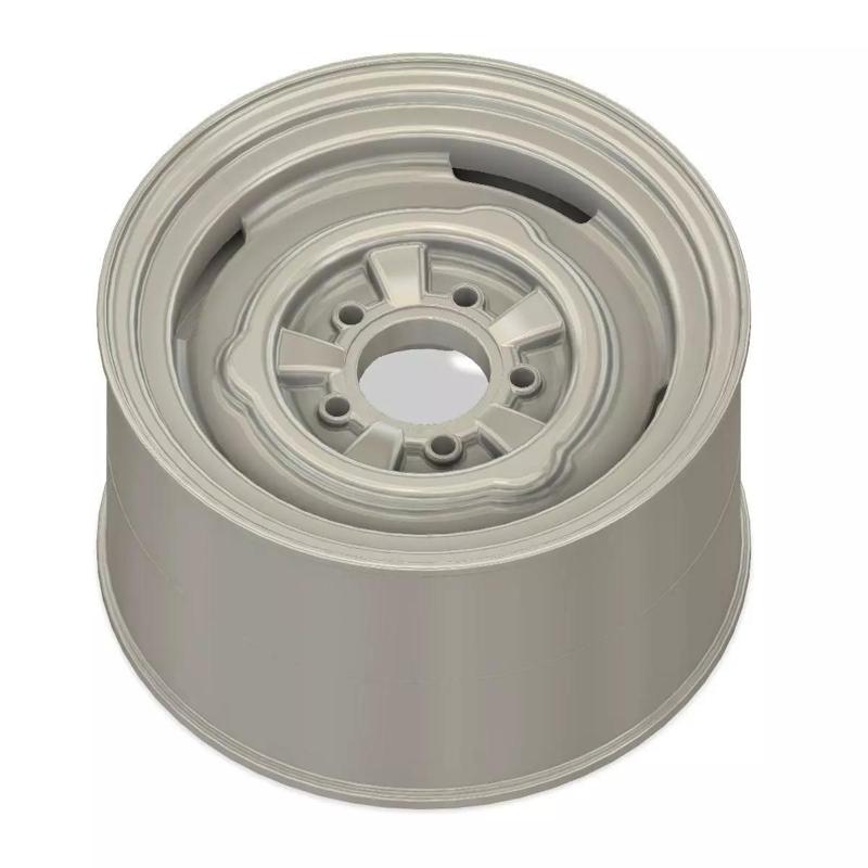3d printable classic steel wheels