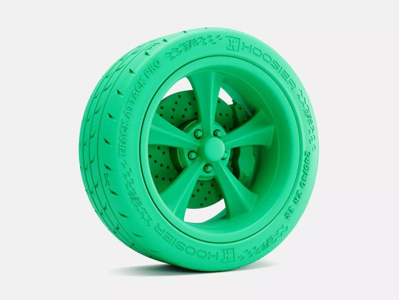 18x9 Rocket Booster Wheel Hoosier Track Attack Pro Tire