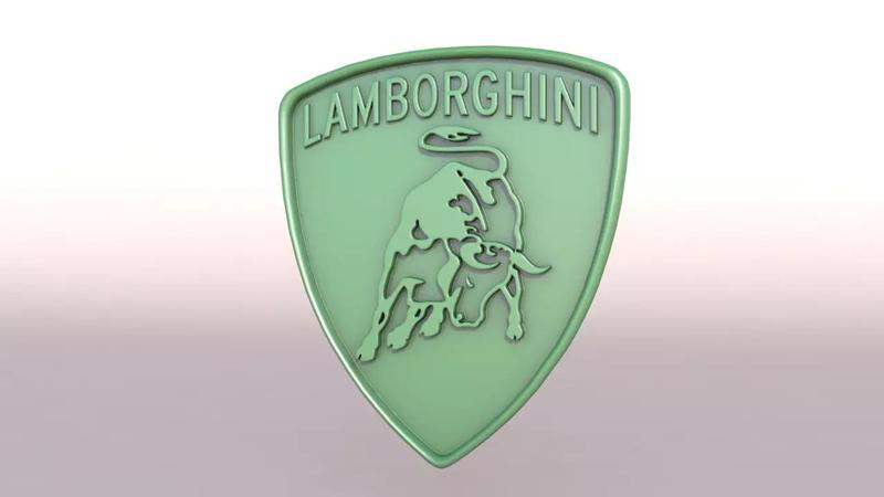 lamborgini logo for 3Dprint