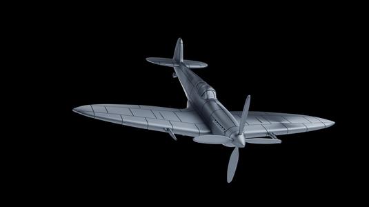 Spitfire Mk.IX (UK, WW2)  (scale 1:56)
