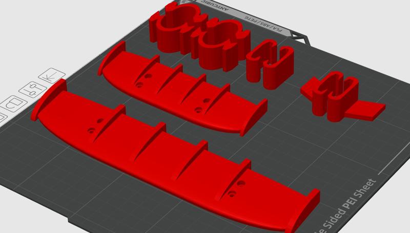 Miata MGB Luggage Rack Comic Wing