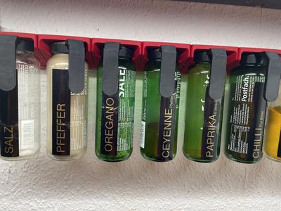 True Fruit's spice shelf 250ml bottles