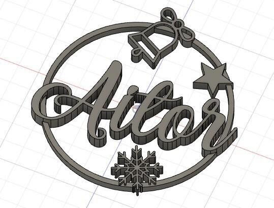 Aitor Christmas ornament