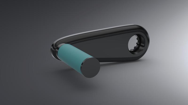 Garden hose reel crank handle