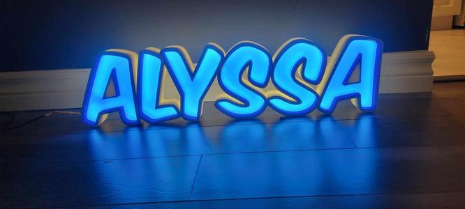 Name Light box  - Alyssa