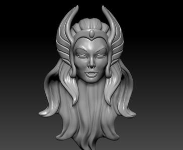 Head She-ra filmation + Adora Motuc action figure