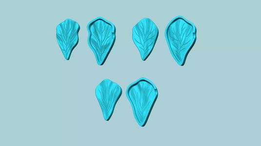 03 Hibiscus Flower Petal - Molding Artificial EVA Craft 3D Model Collection