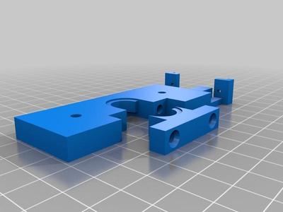 J-Head mount with servo holder for auto bed leveling