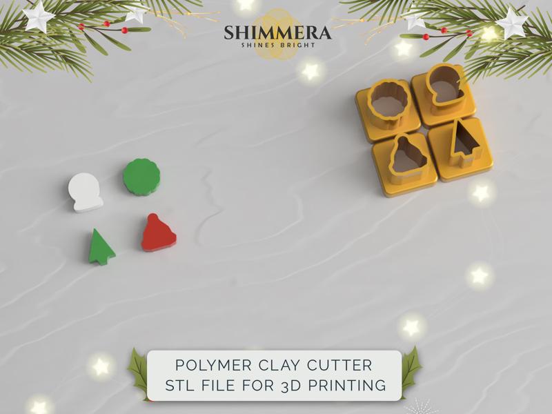 Christmas Mini Polymer Clay Cutter