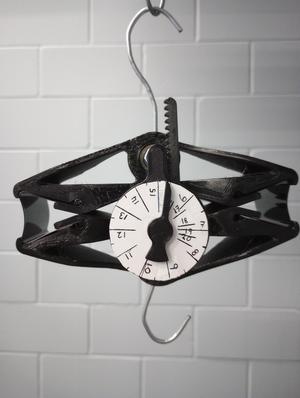 Binder Clip Spring Scale