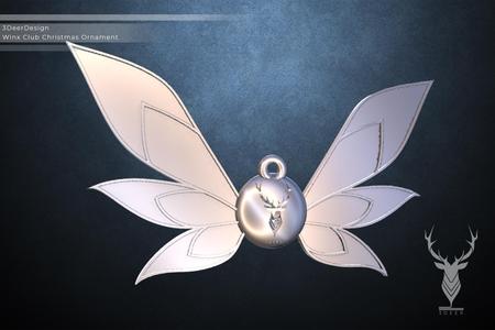 Winx Club Stella Wings Christmas Ornament