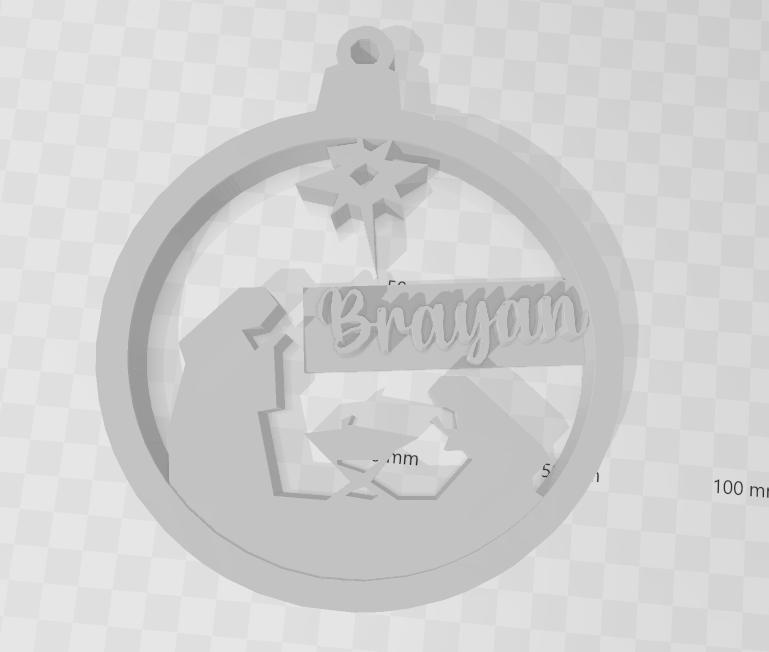 Brayan Christmas sphere